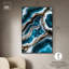 "Teal Tides Treasure II", art mural géode bleue par -1296645732-1296645755