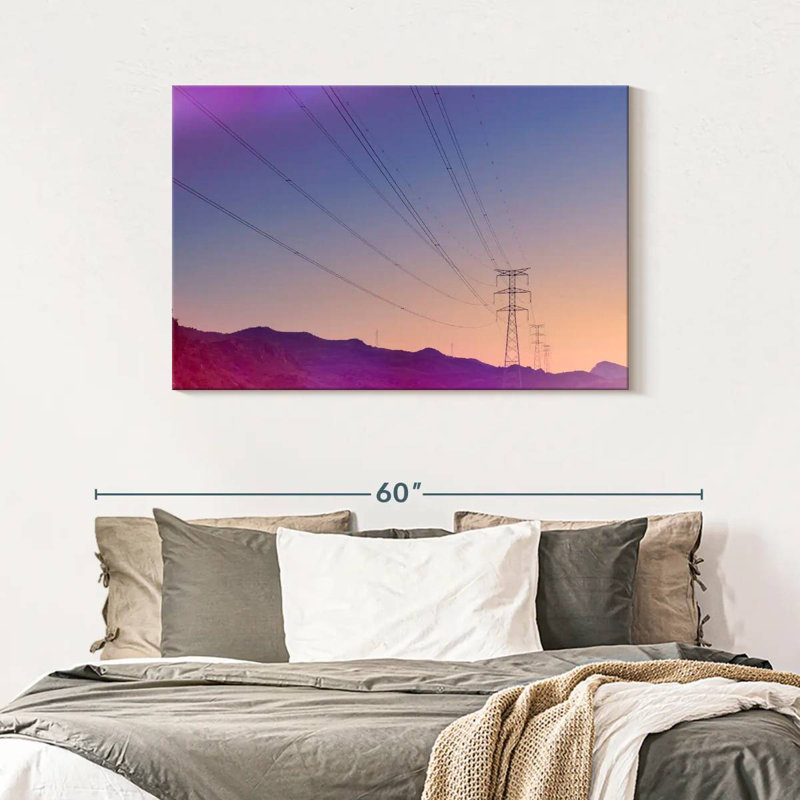 Lilie Power Lines, 30" H x 45" W