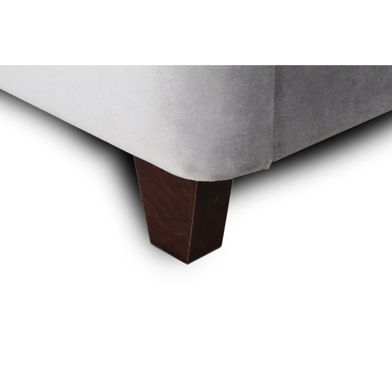 Margaux Upholstered Wingback Bed, Portobello, Full