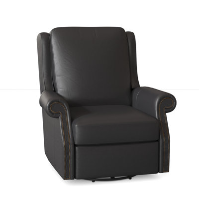 Fauteuil inclinable standard en cuir véritable de 38 po de largeur
