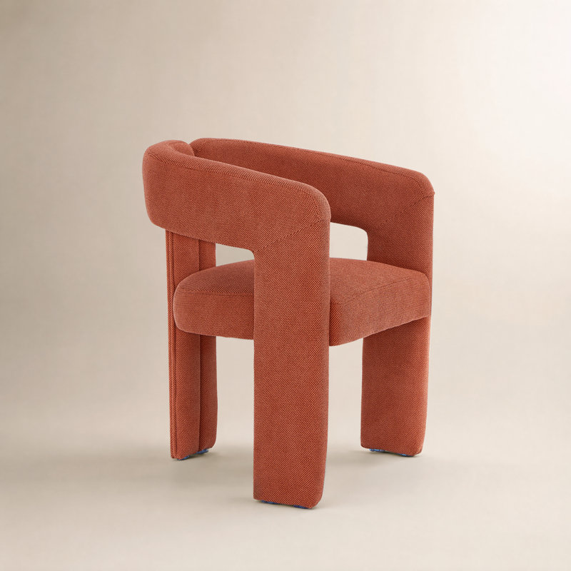 Chaise avec accoudoirs Modern, Orange