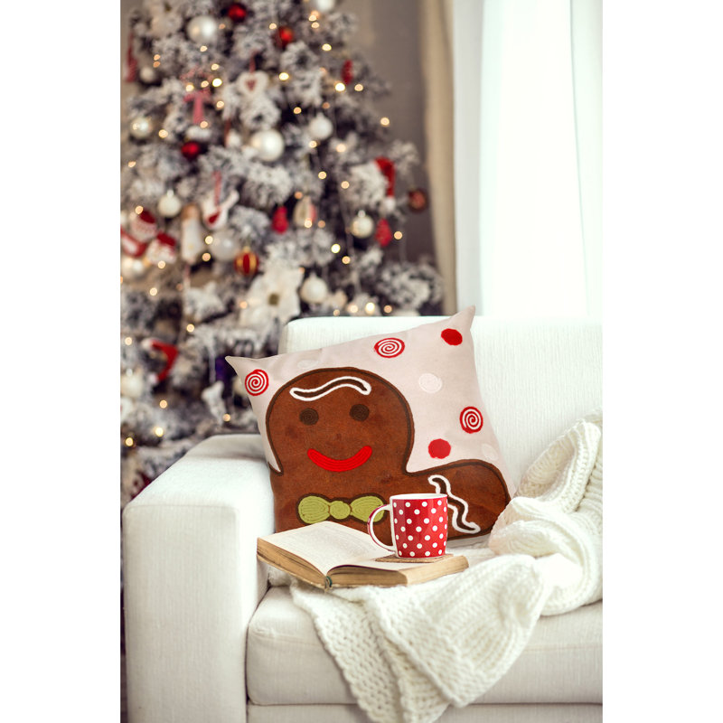 Ayla Ginger Boy Outdoor Square Pillow Cover & Insert