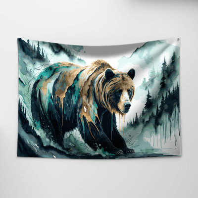 Tapisserie murale «Wildlife Spectacled Bear»