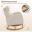 Chaise berçante en molleton Teddy-695264394