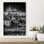Prague Castle Night Gothic Abstract Contemporary Architecture City Wall Art Print 1 Piece Wrapped Canvas Wall Art-1935491933