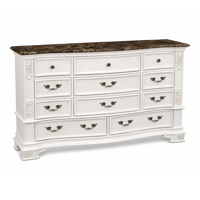 Tarver 68'' W 11 - Drawer Dresser, Pearl White