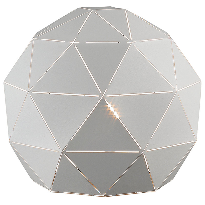 Delcastillo Metal Table Lamp, White
