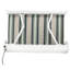 Dakota Fields 300cm W x 250cm D Fabric Multi-Stripe Cover Motorised Retractable Patio Awning