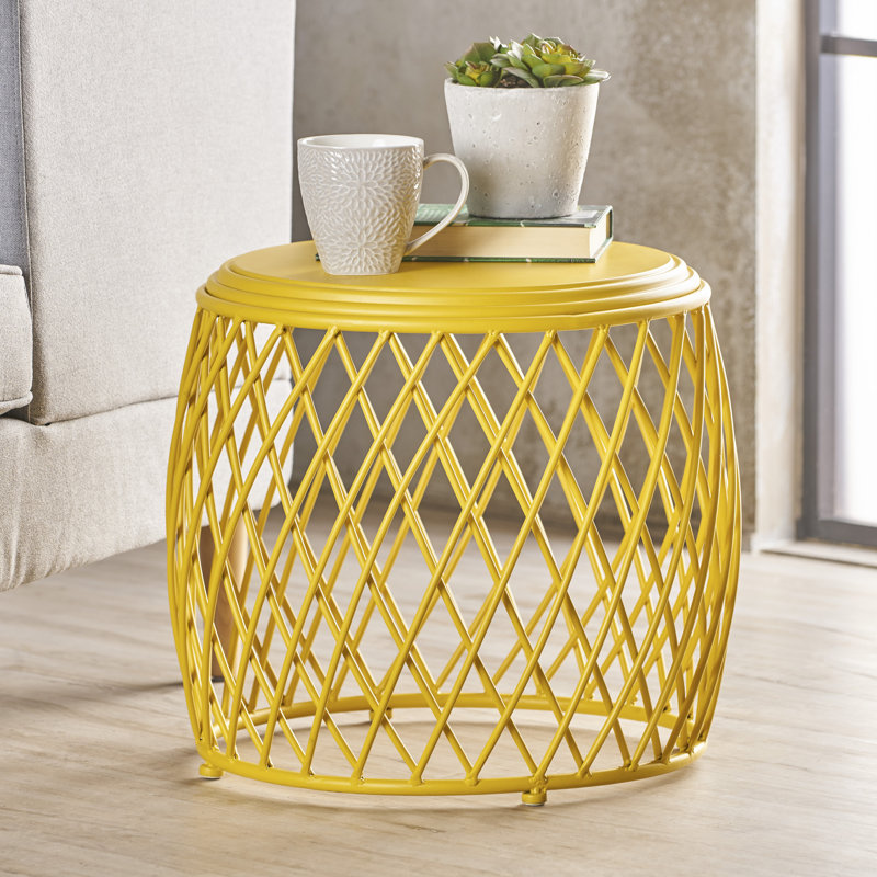 Table de bout Milano, Jaune