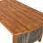 Mulero Outdoor 4-Piece Acacia Wood Conversation Set With Woven Rope & Cushions