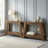 41.3" Farmhouse Console Table, 2-Tier Narrow Entryway Table with Storage, Sofa Table Behind Couch for Living Room, Hallway, Foyer-644353065