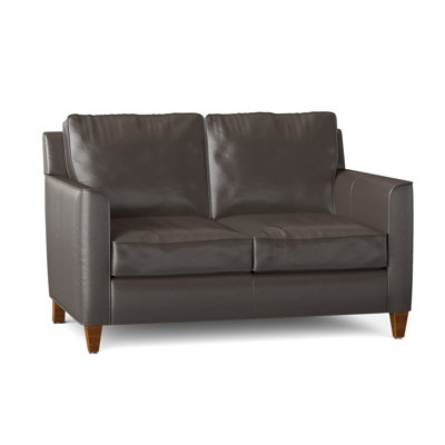 Yorba 54.5'' Leather Loveseat