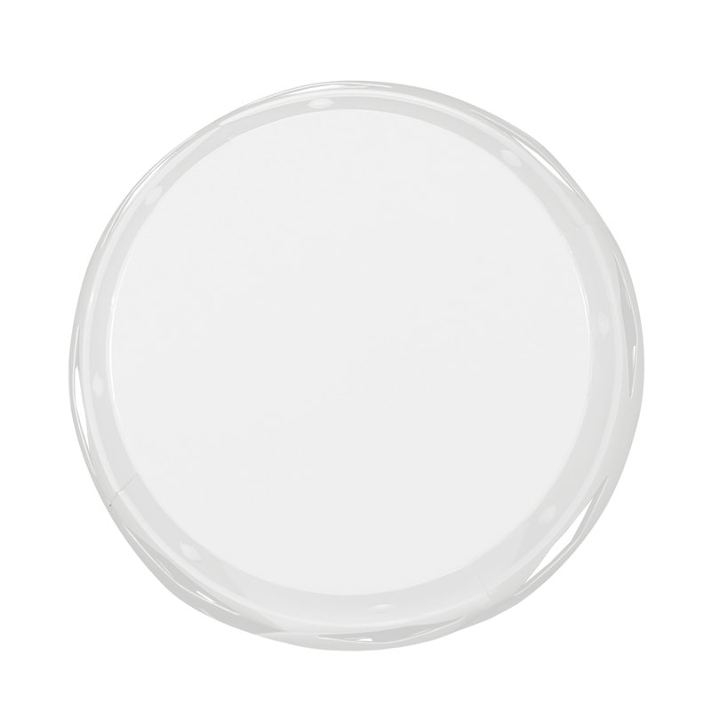 Table de bout en métal - Grand, Blanc