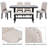 Trestle Dining Set