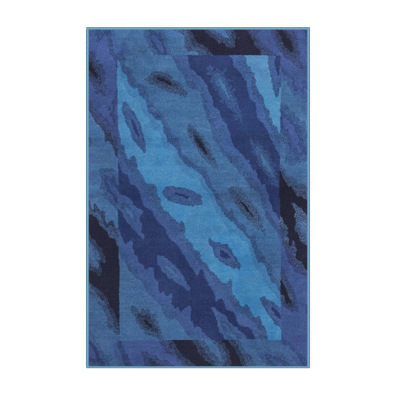 Tapis multicolore à motif abstrait Myricle, Rectangle 4 pi x 6 pi