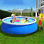 Piscine gonflable en maille à ressorts-124929991