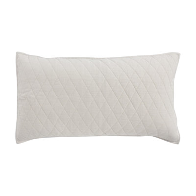 Lana 100% Cotton Euro Sham in Ivory