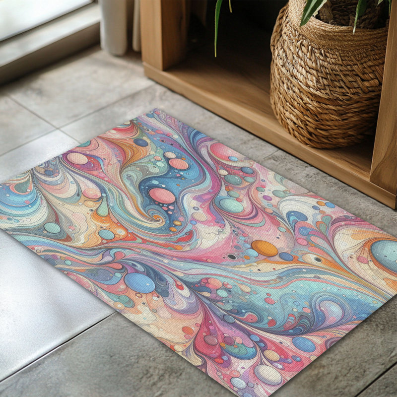Tapis tressé Enchanted Strokes, Rectangulaire 3 pi x 5 pi