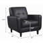 Fauteuil d'appoint à rail noir