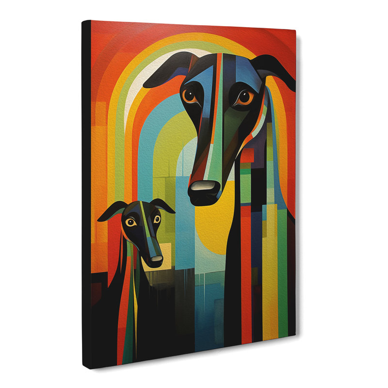Grayhound Constructivism No.2 - Print, 60cm H x 40cm W x 3cm D