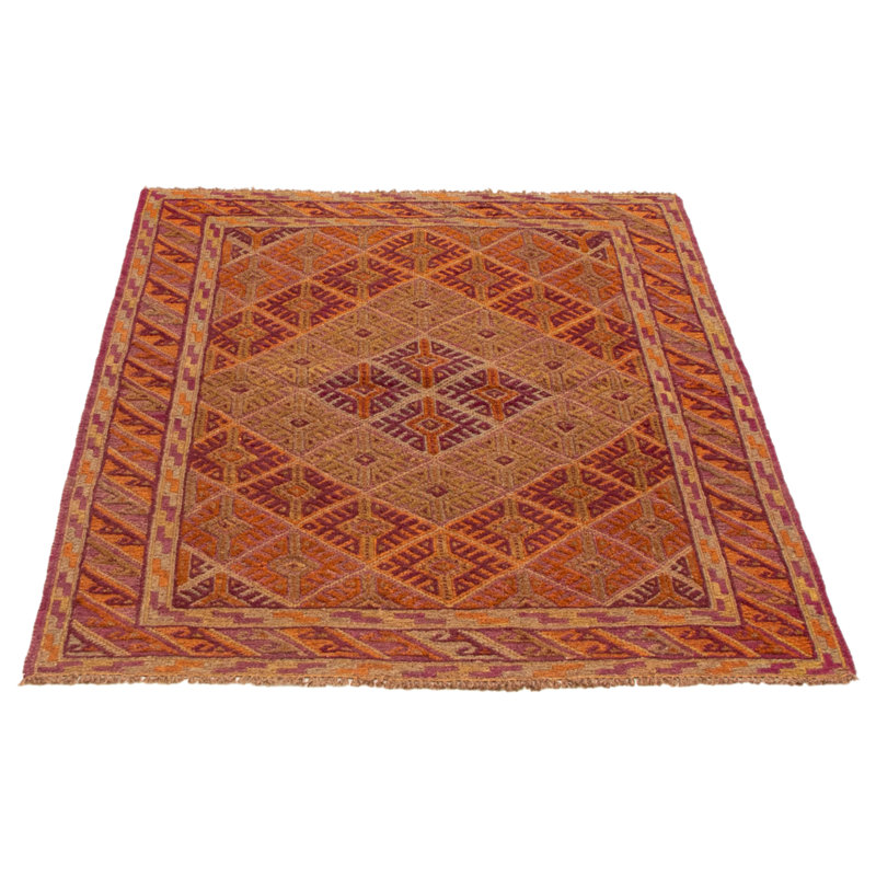 Tapis unique en laine noué à la main nouvel âge 3 pi 9 po x 4 pi 0 po Jnae