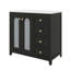 Ensemble de meuble-lavabo 36 po avec lavabo en céramique, armoire de rangement classique avec 2 portes en verre à fermeture en douceur classiques, tablettes réglables et trois tiroirs à fermeture en douceur-1519129229