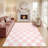 Checkered Rug for Living Room, Large Washable Carpet Non Slip Soft Low Pile Geometric Print Plaid Area Rug for Bedroom Dining Room Playroom Office Nursery-1387333185-1387333189