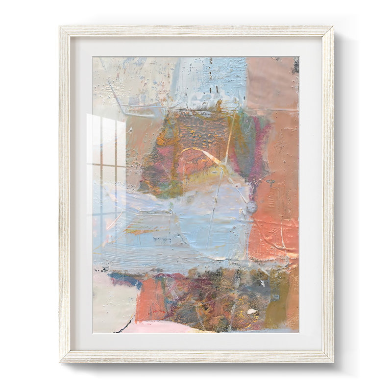 Minim III -Framed Print, 28.5" H x 20.5" W, White
