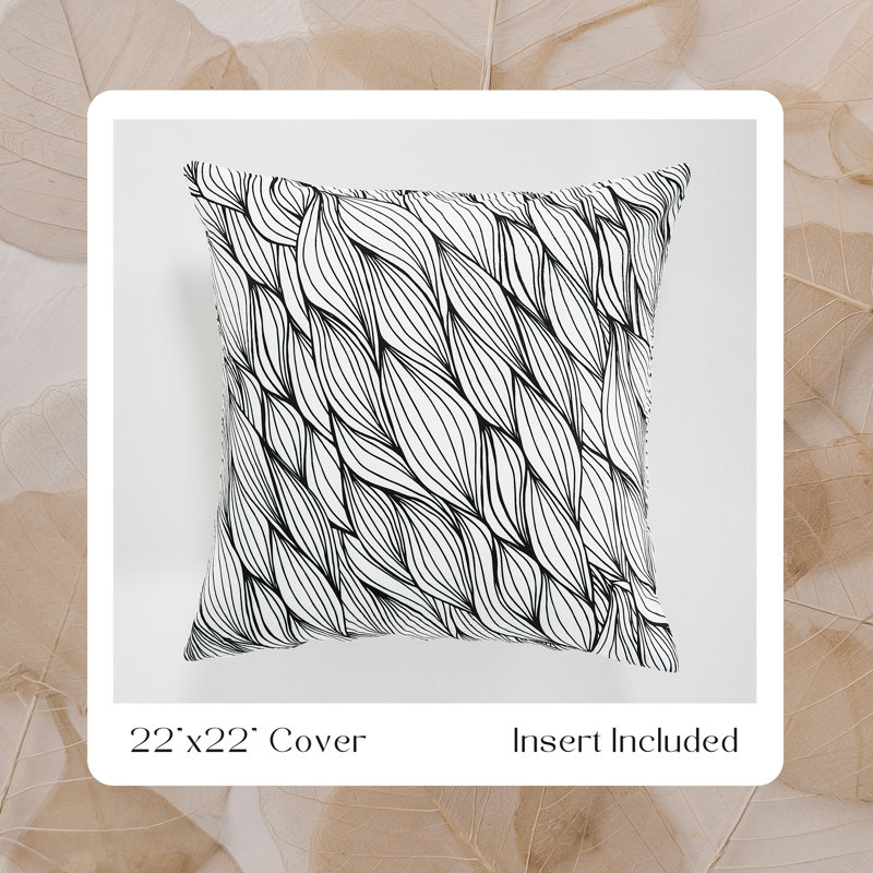 Coussin floral 22 po