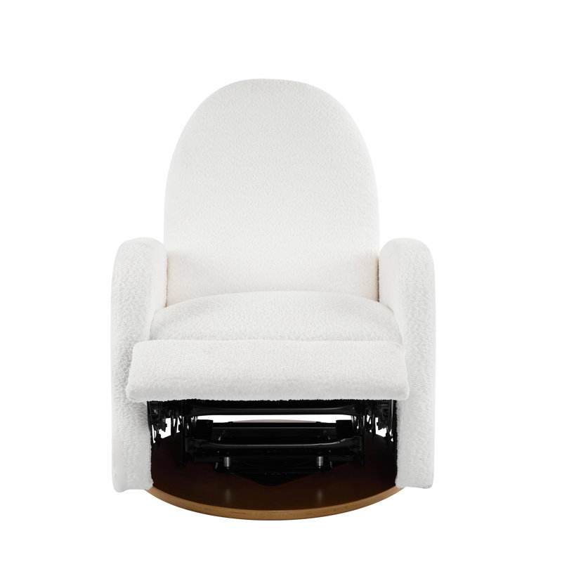 360 Swivel and Glider Recliner Chair-Beige, Beige