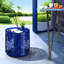 Tables de patio rustiques en bois de teck et d'acacia, table de bar industrielle de 120 cm (47,25 po)