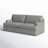 Cleo 84" Upholstered Custom Sleeper Sofa-681803633