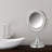 8.5" Lighted Tabletop Magnified Makeup Mirror, Plug In-93601537