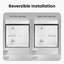 Porte de baignoire coulissante double demi-cadre avec verre trempé l 56 à 60 po x H 58 po-117410195