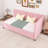 Daybed with Trundle Twin Size Sofa Bed-1950348398