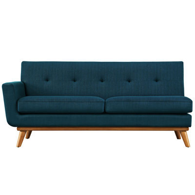 Modway Engage Mid-century Modern Upholstered Fabric Left-arm Loveseat