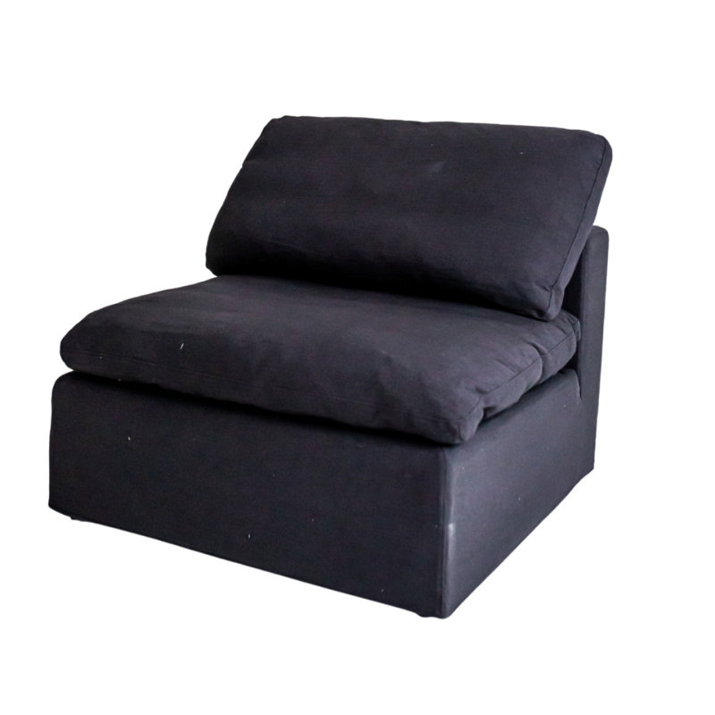 Modern Sofa Harper Luxe Sectional 4 Seat Configuration, Navy