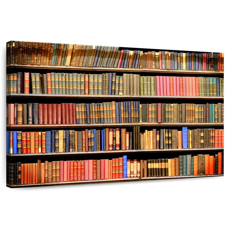 Bibliothèque de livres anciens Kerner, H 20 po x l 30 po