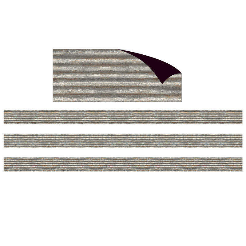 Bordure magnétique ondulée