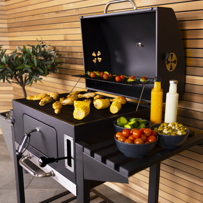Crompton 112cm Barrel Charcoal BBQ