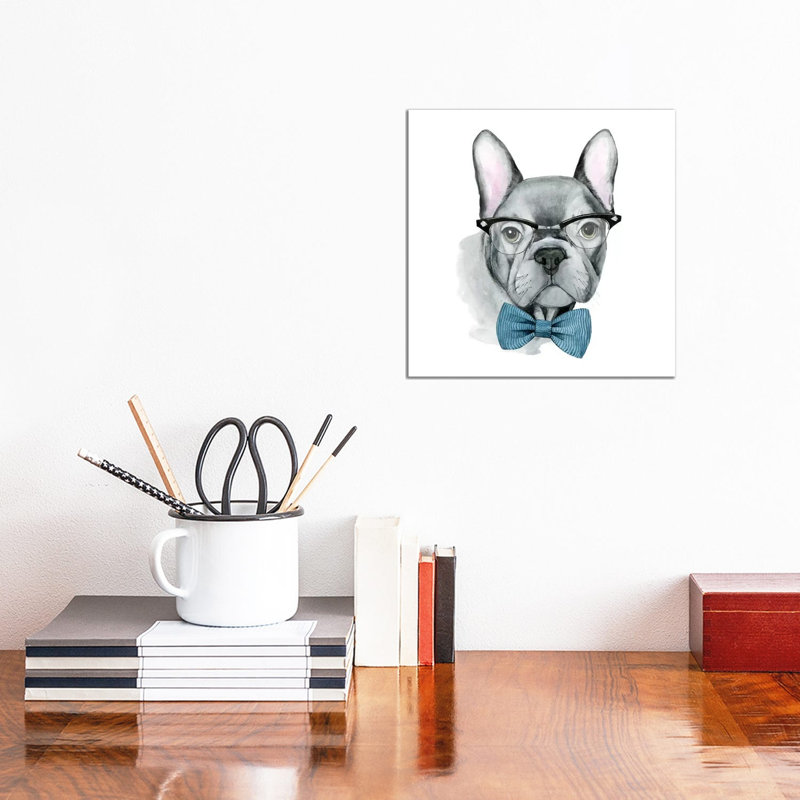 Vintage Pup IV by Grace Popp - Wrapped Canvas Print, 30.48cm H x 30.48cm W x 1.91cm D