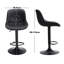 Swivel Upholstered Adjustable Height Bar Stool