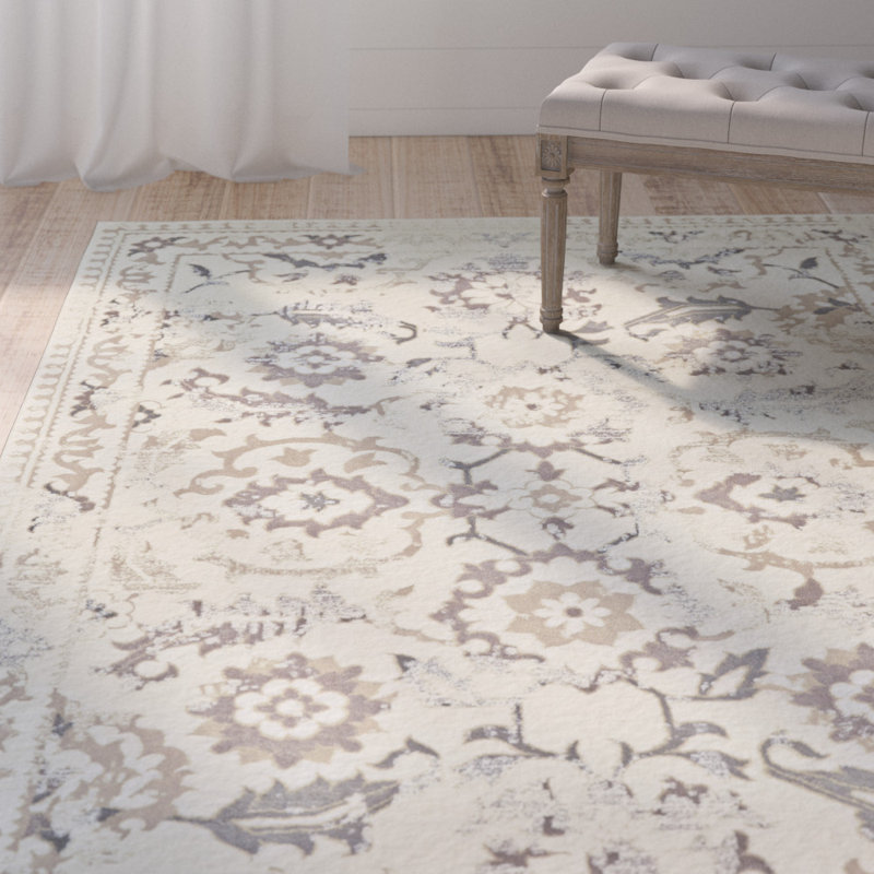 Arnav Performance Oriental Indoor Rug, Rectangle 5' x 8'