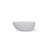 Badeloft 58.2" x 28.7" Freestanding Soaking Stone Resin Bathtub with Overflow and Drain BW-01-S-M in Matte White-71526181