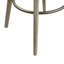 Tabouret de bar pivotant à 360° Madison Park Pearce Sand, recouvert de tissu d'ameublement-1954604879-1937796835-1919122212