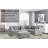 Angellee Modern Upholstered Sectional Sofa 5-seat Modular Wedge Couch w/ Ottoman & 4 Pillows-1201068107