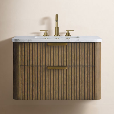 Liljan 30" Oak Single Bathroom Vanity