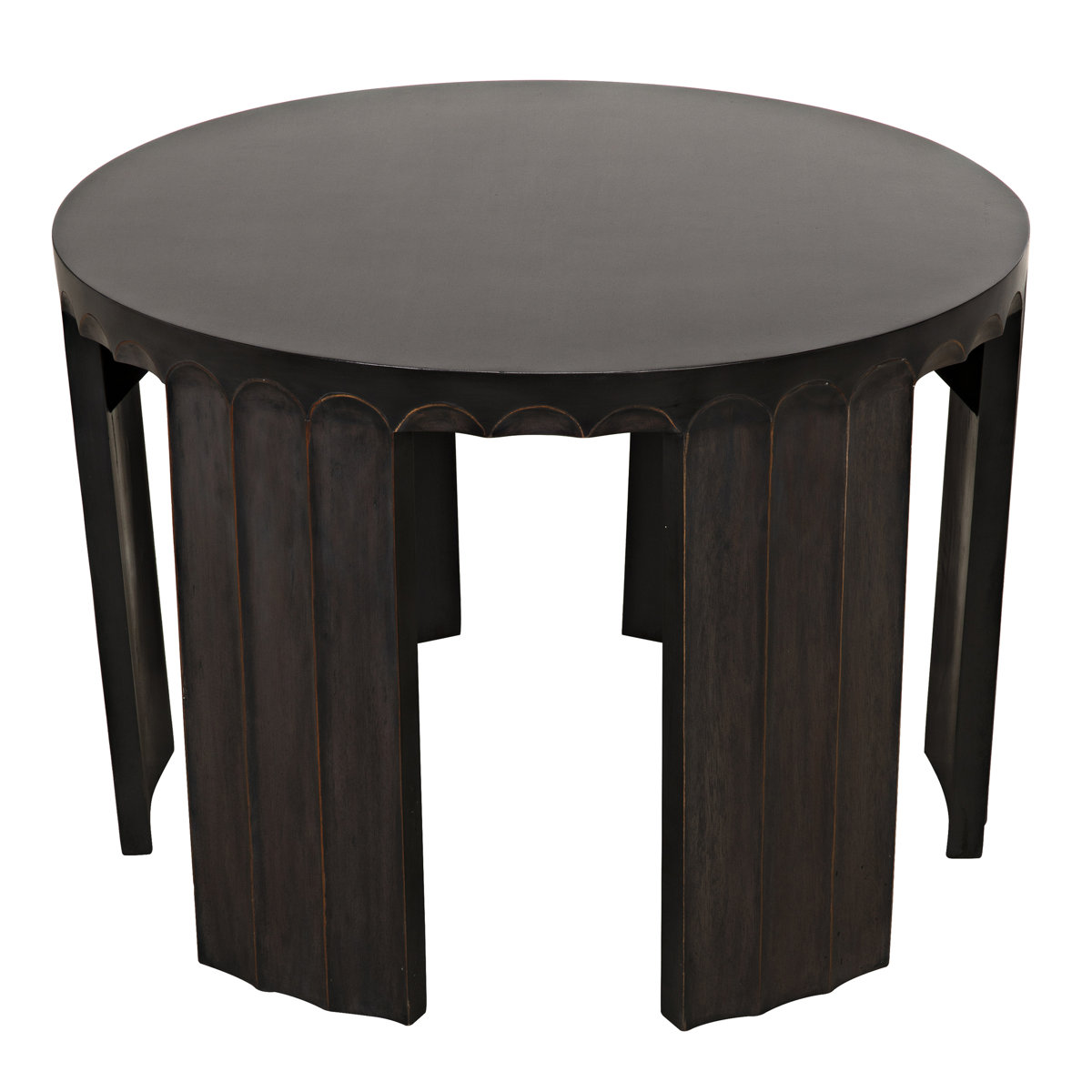 Noir Fluted End Table - Thumbnail 3