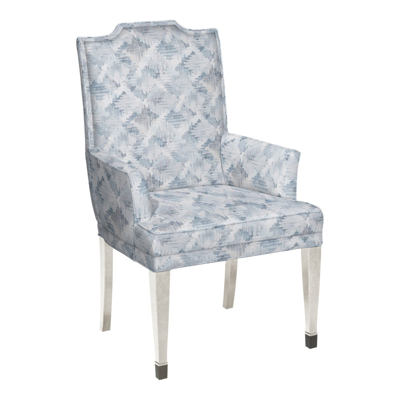Travis By Michael Weiss Upholstered Arm Chair, No, Tuck Water, Casa Blanca