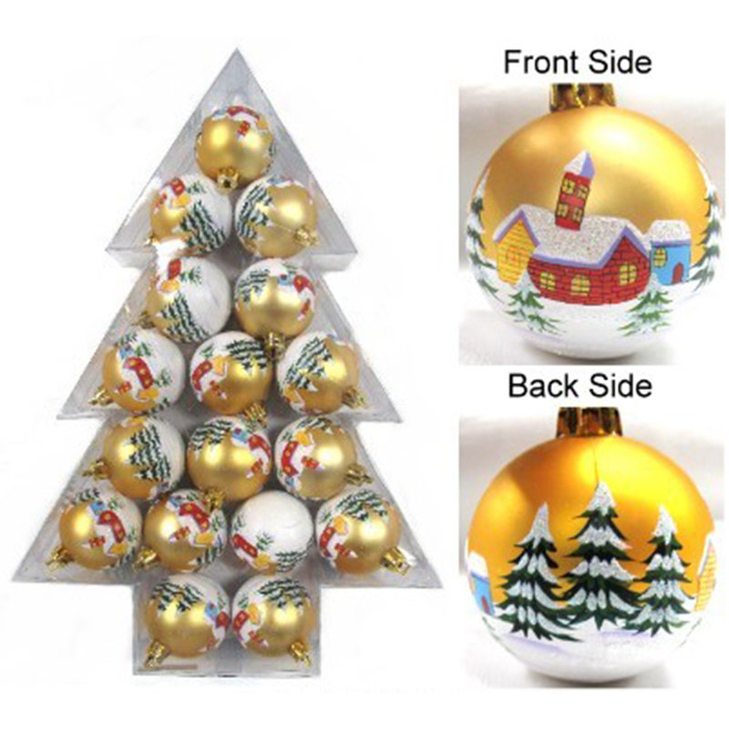 Ensemble d'ornement boule 17 pièces